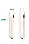 jingyuqin 10pcs Remote Control Car Key Toy47 Blade For Toyota Corolla Flip KD Uncut Blank - 2