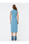 Women's Blue Dress - 4Sal80034Md - 4