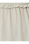 Thin Strap Midi Length Ruffle Dress with Gimped Bead Detail - 6