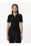 Polo Neck Knitwear Sweater Short Sleeve - 3