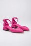 Women's 3 Cm Heeled Casual Summer Shoes Fuchsia - 4
