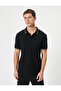 Slim Fit Polo T-Shirt Short Sleeve Stripe Detailed Cotton - 3