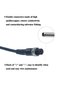 9.8FT 300cm Power Cable For Shimano 6PIN Electric Fishing Reels Power Cord 6 Pin Dendomaru 3000 3... - 3