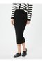 Kalem Knitwear Skirt Midi Length - 3