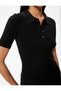 Polo Neck Knitwear Sweater Short Sleeve - 5