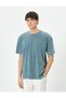 Washable T-Shirt with Slogan Embroidery, Crew Neck, Short Sleeve, Cotton - 3