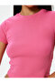 Basic T-Shirt Short Sleeve Crew Neck - 5