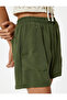 Comfortable Aerobin Fabric - Pocketed Shorts, Tie Waist - 5
