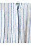 Crop Linen Shirt Short Sleeves Pocket Detail Comfortable Fit - 6