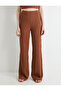 Straight-Leg Trousers High Waist Textured - 3