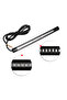 1pcs Motorcycle Red Yellow Discoloration LED Scrambler Brake Tail Light Turn Signal License Plate... - 3