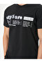 Crew Neck Slogan Printed Short Sleeve T-Shirt - 5