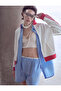 Mini Shorts with Pockets and Double Rubber Detail on the Waist