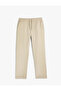 Gabardine Trousers with Tie Waist and Pocket Detail - 6