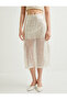 Sequined Midi Skirt Regular Waist - 3
