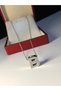 Letter B Three-Dimensional White Steel Women's Necklace in Light Box • for Lover • for Wife • for Mother • for Friend Necklace - 6