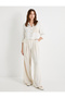 Crop Shirt Pocket Detailed Short Sleeve Linen Blended - 2
