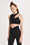 Claybe Slim Fit Black Color Women's Crop Blouse - 5