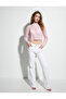 Crop Crochet T-Shirt Long Sleeve Crew Neck Openwork - 2