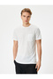 Melted T-Shirt Slim Fit Pocket Detailed Crew Neck Short Sleeve - 3