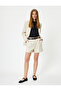 Women's Cream Shorts - 4sak40114pw