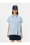 Short Sleeve Shirt Pocketed Buttoned Modal Blended - 3