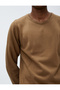Basic Sweater Crew Neck Slim Fit Long Sleeve Textured - 5
