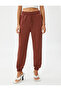 Tie Waist Jogger Sweatpants with Pocket - 3