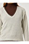 Double Layer Look Knitwear Sweater - 5