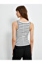 Ribbed Undershirt U-Neck Thick Strap - 4
