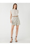 Crop Blouse Padded Sleeveless Elastic Waist