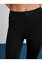 Ribbed Leggings Trousers Normal Waist Narrow Leg - 5