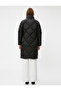 Puffer Jacket Stand Collar Pocket Zippered - 4