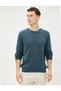 Basic Knitwear Sweater Crew Neck Slim Fit Long Sleeve - 3