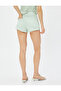 Pocket Detailed Mini Denim Shorts - 4