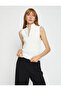 Zippered Knitwear Undershirt - 3