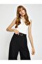 Zippered Knitwear Undershirt