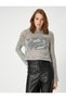 Hooded Sweatshirt Openwork Knitted Long Sleeve - 2