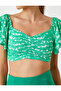 Crop Blouse Gather Detailed - 5