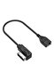 كابل USB AUX للموسيقى MDI MMI AMI إلى واجهة USB أنثى، محول صوت AUX، سلك بيانات لسيارات فولكس فاجن