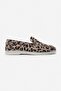 Vayne Beige Leopard Patterned Genuine Leather Flat Sole Women's Ballerinas - 6