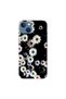 Apple iPhone 13 Compatible Case Daisy V1 Silicone Case (Printed)