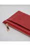 Croco Red Color Zipper Section Card Holder-Wallet (Shipped in Boxed Packaging) - 3