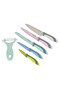 6 Pcs Non Stick Knife Set