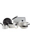 Cookstart Diamond Max Nonstick Cookware Pots and Pans Set 15 Piece - Silver - 2
