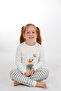 1-5 Years Old Children's Animal Print Cotton Long Sleeve Pajamas Set - 3