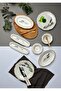 Plate House Porcelain Fulya Lavender Breakfast Set for 6 People 14 Pieces - 4