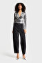 Women's Black Venus Carrot Fit Relaxed High-Waist Denim Jeans - 6