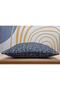 Black Gray Zigzag Pattern Woven Fabric Throw Pillow Cover - 7