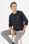 Men's Navy Blue Sweatshirt 50270835 -Vr033